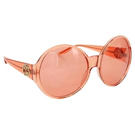 Gafas de sol GUCCI de plástico Naranja Auth 177351M