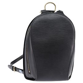 Mochila LOUIS VUITTON Epi Mabillon Negra M52232 LV Auth 145188