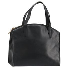 Borsa GUCCI in pelle nera e oro 000 2058 0569 0 Auth bs34553