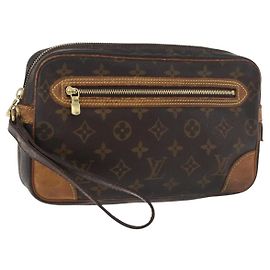 LOUIS VUITTON Monogram Marly Dragonne GM Clutch Bag M51825 LV Auth ti3836