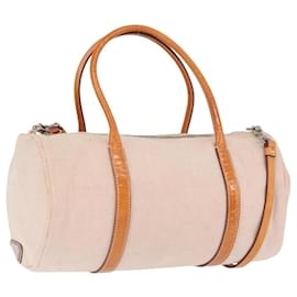 Borsa PRADA in tela 2way Beige Silver Auth BSZ665A