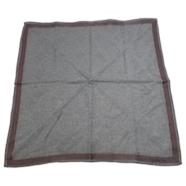 Foulard in seta vintage Dior Paisley Grigio 47.5 x 47.5 cm