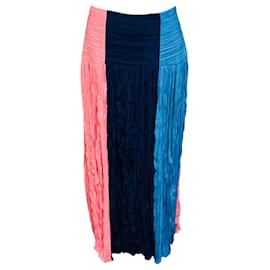 Autre Marque Falda Milo Crinkle Colorblock Partow Navy / Pink / Blue Sunset