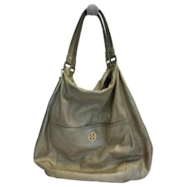 Tory Burch Dean Hobo Bag aus Goldleder
