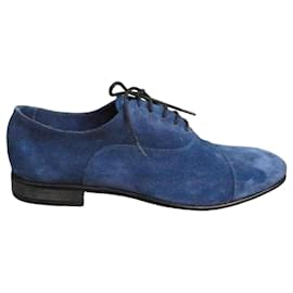 Scarpe Stringate Brecos Richelieu in camoscio blu - Autre Marque