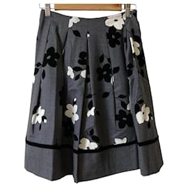 Falda a la rodilla M'S GRACY Hanagara Flocky Print - Autre Marque