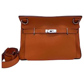 Hermès Jypsière Togo Leder Handtasche Orange
