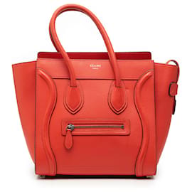 Céline Borsa Tote Celine Orange Micro in pelle