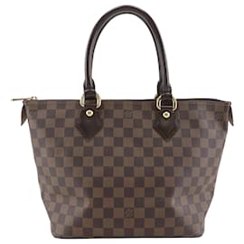 Louis Vuitton Marrone Damier Ebene Saleya PM