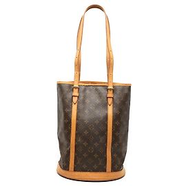 Louis Vuitton Marrom Monogram Bucket GM