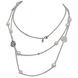 Collana Piaget Rose Series of Countess in tormalina rosa e diamanti