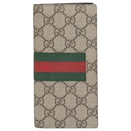 Web Stripe Long Wallet - Gucci