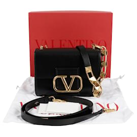 Sac bandoulière à épaule avec logo et clous - Valentino Garavani