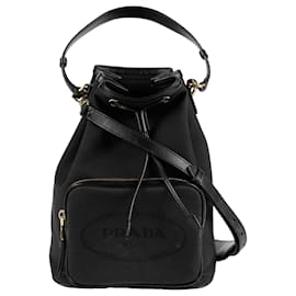 Prada Borsa Tote Duet Bucket Large a Spalla