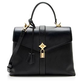 Louis Vuitton en piel de becerro Rose Des Vents MM con asa superior