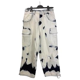 Christian Dior Pantalones cargo de denim bleached