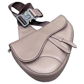 Bolsa de ombro Dior Saddle Oblique Peacock Grey