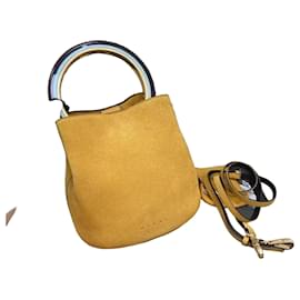Marni Borsa Bucket in Pelle Gialla
