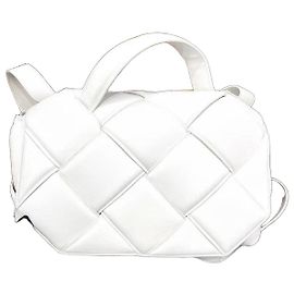 Bottega Veneta Borsa a tracolla Cassette Padded - Bianco