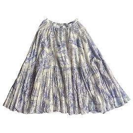 Christian Dior Falda Toile de Jouy Algodón