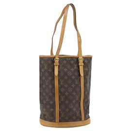 LOUIS VUITTON Borsa a Spalla Monogram Bucket GM M42236 LV Auth 179022