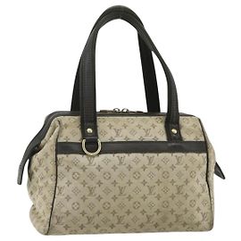 LOUIS VUITTON Monogram Mini Josephine GM Handtasche Khaki M92310 LV Auth 177307