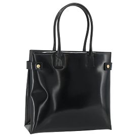 Borsa GUCCI in pelle vernice nera e oro 002 2265 0407 Auth 177511