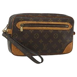 LOUIS VUITTON Monogram Marly Dragonne GM Clutch Bag M51825 LV Auth bs34996