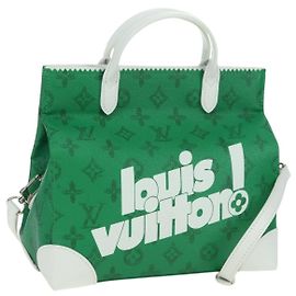LOUIS VUITTON Monogram Everyday LV Shoulder Bag Green M80815 LV Auth 177980SM