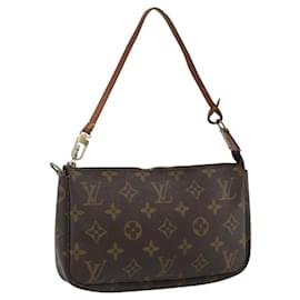 LOUIS VUITTON Monogram Pochette Accessoires Pouch M51980 LV Auth 177301