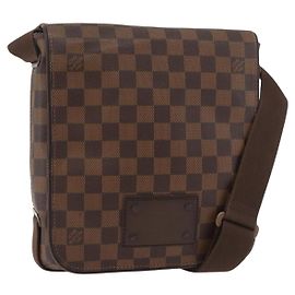 LOUIS VUITTON Borsa a Spalla Damier Ebene Brooklyn PM N51210 LV Auth bs35054
