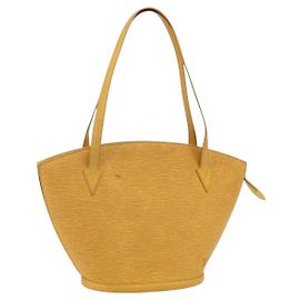 LOUIS VUITTON Epi Saint Jacques Shopping Bag Giallo M52269 LV Auth ka4227
