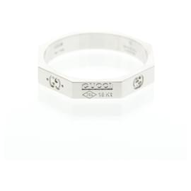 Gucci Octagonal Ring aus Weißgold