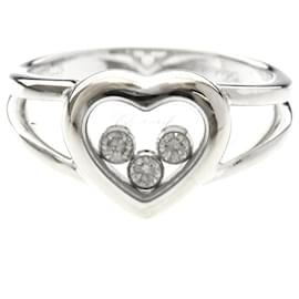 Anello Chopard Happy Diamonds in oro bianco 18K