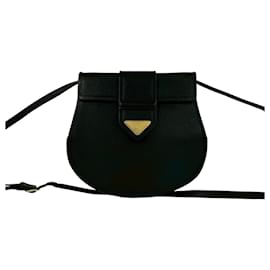 Sac à bandoulière en cuir vintage Yves Saint Laurent