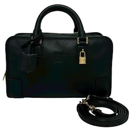Borsa a mano in pelle Loewe Amazona 23 Anagram Logo
