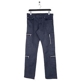 Pantalones de trabajo cargo con múltiples cremalleras Dior Homme por Kim Jones