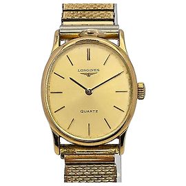 Reloj Longines Quartz bañado en oro