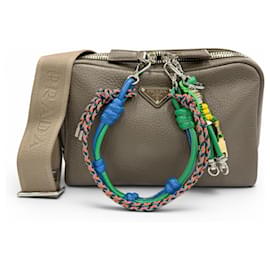 Borsa a tracolla in pelle Vitello Daino Prada