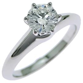 Tiffany & Co. Solitär-Diamantring aus Platin 950