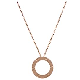Collana Love Circle in oro rosa 18K Cartier