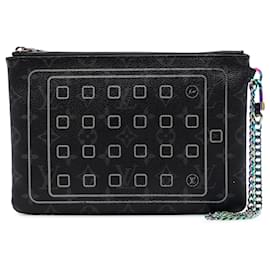 Custodia per iPad Louis Vuitton Black Monogram Eclipse Flash Fragment