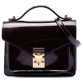 Louis Vuitton Purple Vernis Monceau BB