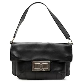 Borsa a tracolla Chanel Reissue 2.55 in agnello Black Chocolate Bar