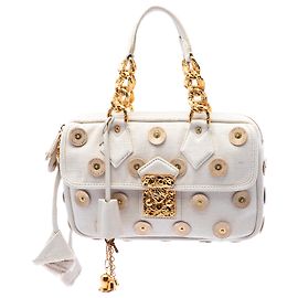 Louis Vuitton White Polka Dots Panama Tinkerbell