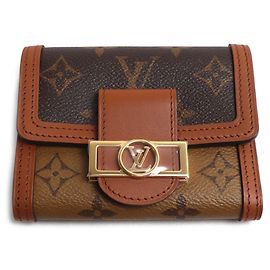 Louis Vuitton Portefeuille Dauphine Compact Klapperbrieftasche