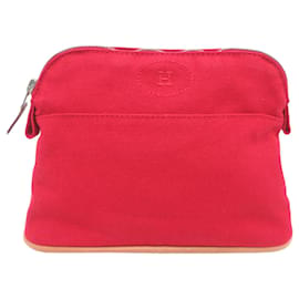 Hermès HERMES Bora Pouch GM Bag, Straw Cotton, Natural, Men's