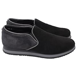 Sneakers Slip-On Stuart Weitzman in scamosciato nero