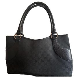 Borsa a mano Gucci GG Supreme Nero