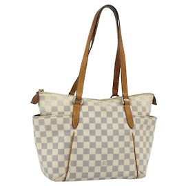 LOUIS VUITTON Damier Azur Totally PM Tote Bag N41280 LV Auth 178627